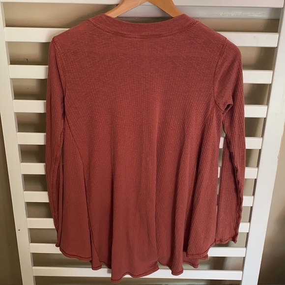 LULULEMON Rustic Clay "Dare to Drape" Long Sleeve Top Size XXS - Picture 3 of 13